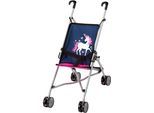 Puppenbuggy BAYER "blau mit Einhorn", bunt (blau mit einhorn), Puppenwagen, KinderB:27cm H:57cm T:47cm, Puppenbuggy, B:27cm H:57cm T:47cm