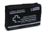 Leina-Werke KFZ-Verbandtasche Compact DIN 13164, schwarz, Nylon, vollständig gefüllt, 215x55x130 mm, fürs Auto