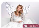 Gänsedaunenbettdecke SCHLAFSTIL "D800", weiß, B:240cm L:220cm, Bezug: 100% Baumwolle. Füllung: 100% Gänsedaunen, Bettdecken, hergestellt in Deutschland, allergikerfreundlich
