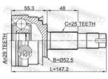 FEBEST Gelenksatz, Antriebswelle 1010t300mt Vorderachse für GM
