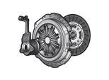 VALEO Kupplungssatz KIT3P (CSC) 834073 für Ford