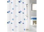 Duschvorhang KLEINE WOLKE "Miami", blau, B:180cm H:200cm, Polyester, Duschvorhänge, Duschvorhang