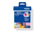 BROTHER LC527VAL Druckerpatronen, Multipack mit Schwarz, Cyan, Magenta, Gelb (Kompatibel mit MFC-J4350DW, MFC-J4550DW)