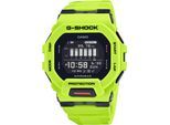 Smartwatch CASIO G-SHOCK "GBD-200", grün (neongrün, neongrün), Smartwatches, Herren, Smartwatch, Armbanduhr, Herren,Bluetooth,Schrittzähler,bis 20bar wasserd.,digital