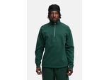 Sweatshirt DAILY COTTON "Daily Cotton Sweatshirt OVERSIZE HALF-ZIP", Jungen, Gr. M, grün washed, Obermaterial: 100% Baumwolle CO., Sweatshirts Sweatshirt