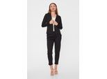 Stoffhose FREEQUENT "FQNANNI-ANKLE-PA", Damen, Gr. XXL, N-Gr, schwarz, Web, Obermaterial: 73% Polyester, 24% Viskose, 3% Elasthan, unifarben, bequem 7/8-Länge, Hosen Stoffhose, Sommerhose - knöchellänge und mit 2-Knopf-Verschluss