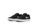 Sneaker NIKE SPORTSWEAR "CHARGE CNVS", Herren, Gr. 42, schwarz, weiß, schwarz, gum light braun, Textil, Schuhe Sneaker