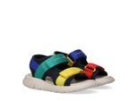 Sandale TOMMY HILFIGER, Mädchen, Gr. 28, bunt, Textil, Schuhe Sandale, Trekkingsandale, Sommerschuh, Klettschuh im Kontrastlook