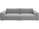 Big-Sofa MUSTERRING "MR Lucia, puristischer Luxus von Musterring", grau (platin), B:292cm H:81cm T:124cm, 100% Polyester, Sofas, Big-Sofa, Erstklassige Kammerkissen, weiche Polsterung & zeitloser Look