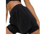 Sweaty Betty "power 6" texture perforated mesh shorts"