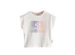 Superga Kinderen/Kinderen Glitter Gestreept T-shirt (Wit)