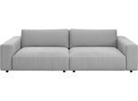 Big-Sofa MUSTERRING "MR Lucia, puristischer Luxus von Musterring", grau, B:292cm H:81cm T:124cm, 94% Polyester, 6% Nylon, Sofas, Big-Sofa, Erstklassige Kammerkissen, weiche Polsterung & zeitloser Look