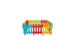 Pilsan Kunststoff Spielzaun Multi 06226 Laufgitter, 10 Elemente á 51 x 4 x 54 cm bunt