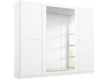 Kleiderschrank OTTO HOME "Mehrzweckschrank Aktenschrank Möbel Mietswohnung Schlafzimmer MODI", weiß (alpinweiß), B:226cm H:210cm T:54cm, Holzwerkstoff, Schränke, Kleiderschrank, in angesagten Farbkombinationen, optional mit Spiegel MADE IN GERMANY