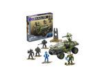 Mattel HNC57 - MEGA - Halo - Flotteneinsatzkommando Warthog Bausatz, 462 Teile