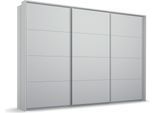 Kleiderschrank OTTO HOME "Mehrzweckschrank Aktenschrank Möbel Mietswohnung Schlafzimmer OTELI", grau (seidengrau), B:278cm H:233cm T:68cm, Holzwerkstoff, Schränke, Kleiderschrank, inkl. Passepartout optional mit Beleuchtung MADE IN GERMANY