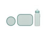 Lunchbox MEPAL "Lunchset Campus 3er Set", grün (cool mint), B:2cm H:2cm L:2cm, ABS-Kunststoff, Lebensmittelaufbewahrungsbehälter, Lunchbox