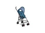 Lorelli Kinderwagen Buggy Vaya verstellbares Sonnendach, klappbar, Fußstütze blau