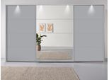 Kleiderschrank OTTO HOME "Mehrzweckschrank Aktenschrank Möbel Mietswohnung Schlafzimmer OTELI", grau (seidengrau), B:368cm H:214cm T:68cm, Holzwerkstoff, Schränke, Kleiderschrank, inkl. Passepartout optional mit Beleuchtung MADE IN GERMANY