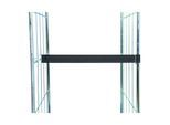 HMH Elastikspannband 50 x 520 mm schwarz 1 Drahthaken 1 Drahtöse ; E. S. B. (E150002BL)