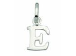 Buchstabenanhänger ADELIA´S "Buchstabenanhänger E 925 Silber", silber, Schmuckanhänger, Damen, E, Silber 925 (Sterlingsilber), Silberanhänger Buchstabe E