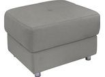 Polsterhocker OTTO HOME "Pareli", grau, B:72cm H:47cm T:64cm, Webstoff (95% Polyester 5%Nylon), Hocker, Polsterhocker, mit komfortablen Federkern und Stauraum