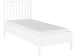 Bettgestell OTTO HOME "Schlafzimmermöbel Möbel Landhaus Einzelbett Doppelbett Stauraum YLVA", weiß (alpinweiß), B:98cm H:111cm L:209cm, Betten, Bettgestell, mit Sprossenkopfteil im Landhausstil MADE IN GERMANY