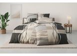 Bettwäsche OTTO HOME "Kelian", beige (beige, grau), B/L: 135cm x 200cm, 1 Stk., 1 Stk., Polycotton recycelt, B/L: 80cm x 80cm, 2, Polycotton recycelt, Obermaterial: 50% Baumwolle, 50% Polyester, Bettwäsche, Bettwäsche, in verschiedenen Qualitäten, gemusterte Bettwäsche