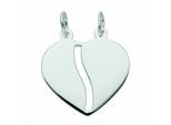 Puzzleanhänger ADELIA´S "Partneranhänger 925 Silber", silber, Schmuckanhänger, Damen, Silber 925 (Sterlingsilber), Silberanhänger Partneranhänger