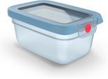 Frischhaltedose EMSA "oneClick", blau, B:11,71cm H:8,25cm L:17,49cm, Polyprophylen (PP), Lebensmittelaufbewahrungsbehälter, Frischhaltedose, verschlossen mit nur 1 x Klick, 100% dicht, made in Germany