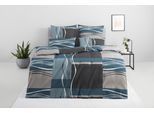 Bettwäsche OTTO HOME "Kelian", blau (petrol, grau), B/L: 200cm x 200cm, 1 Stk., 2 Stk., Linon, B/L: 80cm x 80cm & 80cm x 80cm, 3, Linon, Obermaterial: 100% Baumwolle, Bettwäsche, Bettwäsche, in verschiedenen Qualitäten, gemusterte Bettwäsche