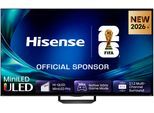 HISENSE Mini-LED-Fernseher "55U7DS PRO", Energieeffizienz: E (A-G), schwarz (schwarz, dunkelgrau), 55 ″, Fernseher