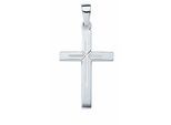 Kette mit Anhänger ADELIA´S "Damen & Herren 925 Silber Kreuz Anhänger", silber, Halsketten, Damen, Silber 925 (Sterlingsilber), Schmuckset - Set mit Halskette