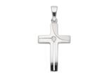 Kettenanhänger ADELIA´S "Kreuzanhänger 925 Silber mit Zirkonia", silber, Schmuckanhänger, Damen, mit Zirkonia, Silber 925 (Sterlingsilber), Kettenanhänger, Silberanhänger Kreuz