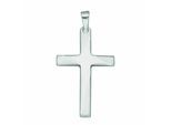 Kette mit Anhänger ADELIA´S "Damen & Herren 925 Silber Kreuz Anhänger", silber, Halsketten, Damen, Silber 925 (Sterlingsilber), Schmuckset - Set mit Halskette