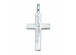 Kettenanhänger ADELIA´S "Kreuzanhänger 925 Silber mit Zirkonia", silber, Schmuckanhänger, Damen, mit Zirkonia, Silber 925 (Sterlingsilber), Kettenanhänger, Silberanhänger Kreuz