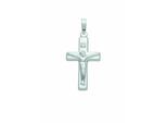 Kette mit Anhänger ADELIA´S "Damen & Herren 925 Silber Kreuz Anhänger Korpus", silber, Halsketten, Damen, Silber 925 (Sterlingsilber), Schmuckset - Set mit Halskette