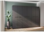 Kleiderschrank OTTO HOME "Mehrzweckschrank Aktenschrank Möbel Mietswohnung Schlafzimmer MODI", grau (graumetallic), B:271cm H:210cm T:54cm, Holzwerkstoff, Schränke, Kleiderschrank, in angesagten Farbkombinationen, optional mit Spiegel MADE IN GERMANY