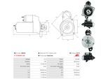 AS-PL Starter s0642s für Peugeot Ford DAF