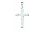 Kette mit Anhänger ADELIA´S "Damen & Herren 925 Silber Kreuz Anhänger", silber, Halsketten, Damen, Silber 925 (Sterlingsilber), Schmuckset - Set mit Halskette