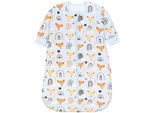 Babyschlafsack TUPTAM "Kugelschlafsack Baby Ganzjahres Schlafsack Wattiert" Gr. 80, orange (fuchs regenbogen umstülpbarer fuß), Schlafsäcke, Baby, L: 86cm, Obermaterial: 100% Baumwolle CO., L:86cm