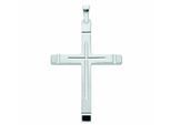 Kreuzkette ADELIA´S "Halskette - Kreuzkette mit Kreuz Anhänger aus 925 Silber", silber, Halsketten, Damen, Silber 925 (Sterlingsilber), Kreuzkette, Schmuckset mit bis 45 cm stufenlos verstellbarer 925 Silber Halskette