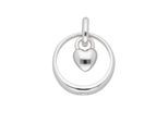 Kettenanhänger ADELIA´S "Herzanhänger 925 Silber mit Zirkonia", silber, Schmuckanhänger, Damen, mit Zirkonia, Silber 925 (Sterlingsilber), Kettenanhänger, Silberanhänger Herz