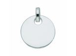 Kette ohne Anhänger ADELIA´S "Damen 925 Silber Gravurplatte Anhänger Ø 19,8 mm", silber, Halsketten, Damen, Silber 925 (Sterlingsilber), Schmuckset - Set mit Halskette
