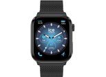 Smartwatch ICE-WATCH "ICE smart 3.0", schwarz (schwarz, schwarz), Smartwatches, Damen, Smartwatch, Armbanduhr, Damenuhr, Herrenuhr, Edelstahlarmband,digital