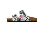Pantolette DOGO "Stella Pantolette Icon Damen Sandalen", Damen, Gr. 40, Normalschaft, weiß, Lederimitat, Schuhe Pantolette, Handgefertigt