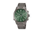 Smartwatch CASIO EDIFICE, grün (grau, grau), Smartwatches, Herren, Smartwatch, Solaruhr,Armbanduhr,Herrenuhr,Bluetooth,Stoppfunktion,Edelstahlarmband