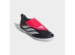 Fußballschuh ADIDAS PERFORMANCE "PREDATOR CLUB KINDER- FÜR ROLLRASEN MIT UMSCHLAGBARER ZUNGE", Mädchen, Gr. 36, pink (core schwarz, ftwr weiß, lucid rot), Synthetik, Schuhe Fußballschuh, für Kinder & Jugendliche