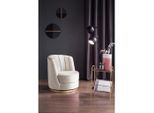 Livetastic , Beige , Textil , Raute , 68x77x57 cm , Sitzfläche 360° drehbar ,