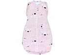 Pucksack TUPTAM "Pucksack Babay Schlafsack Pucksack Round" Gr. 0 bis 3M, wattiert 2.5 tog, bärchen rosa, Schlafsäcke, L: 62cm, Obermaterial: 100% Baumwolle CO., L:62cm